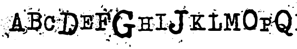 Junko's Typewriter font preview